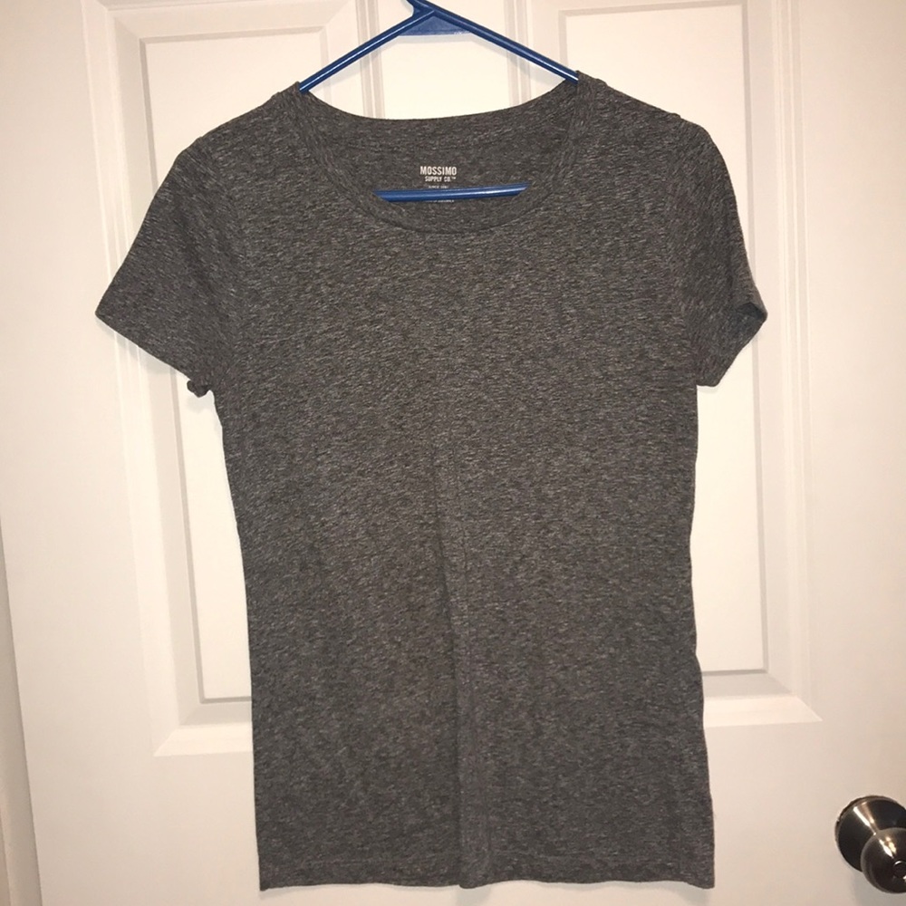dark gray tee